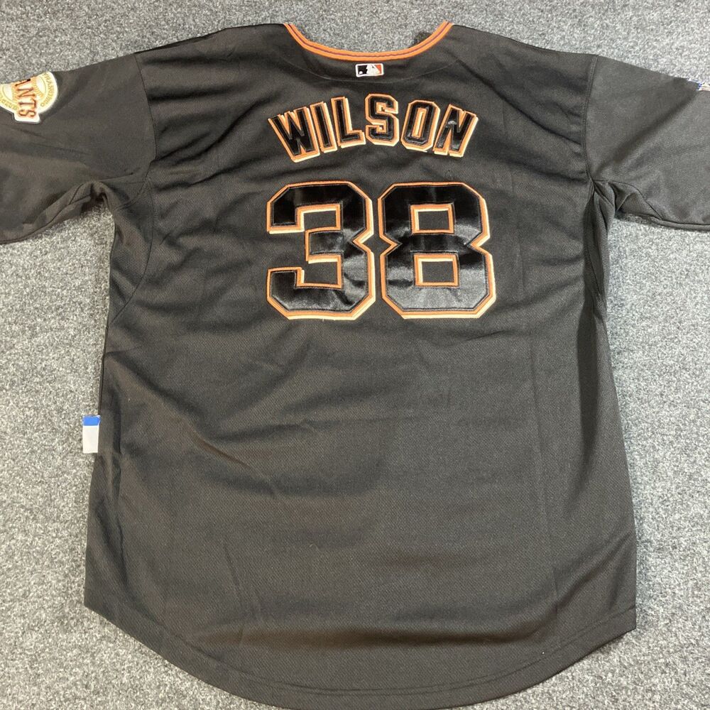 Brian Wilson SF Giants Majestic Authentic Jersey 54 2XL 2010 World Series Patch